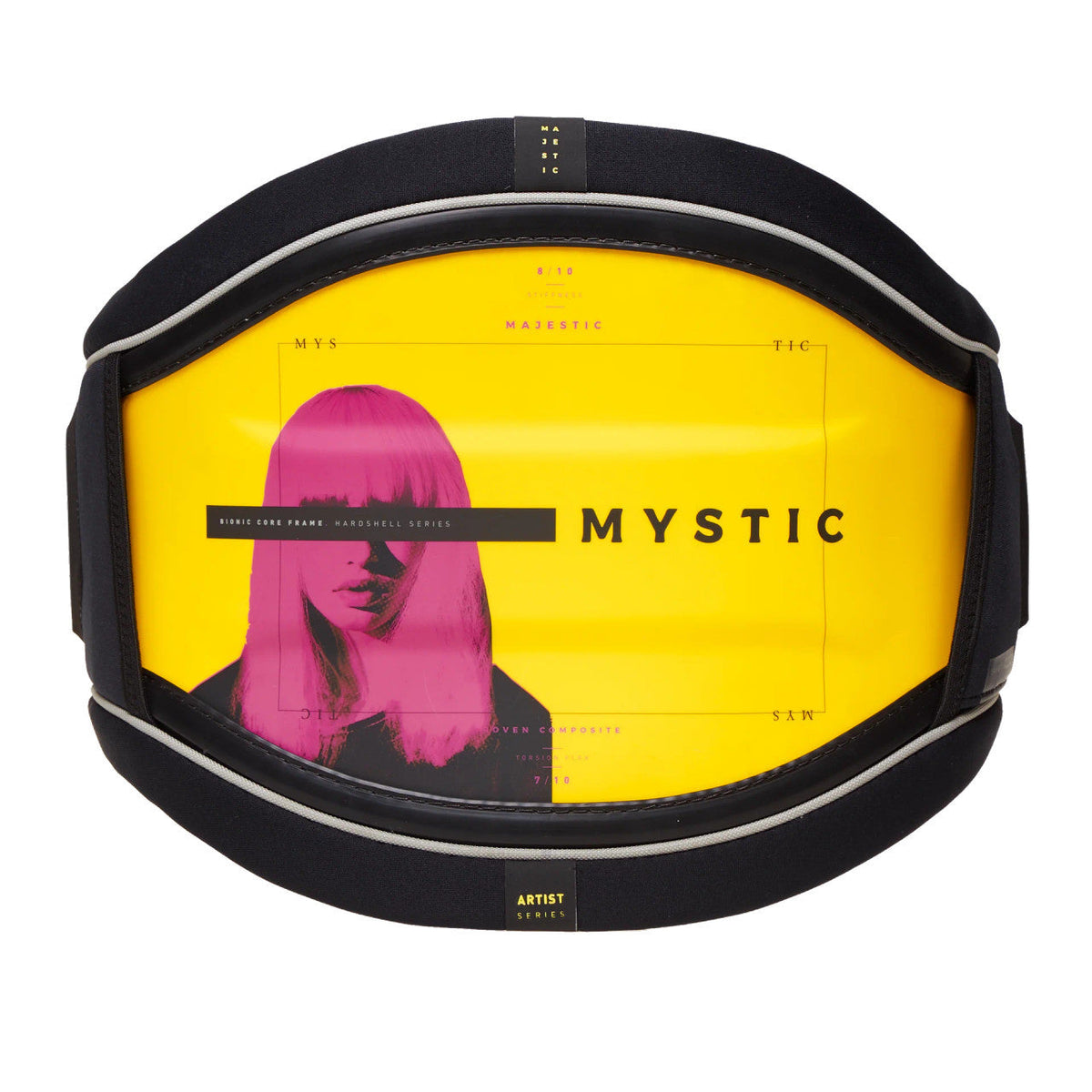 2023 / 2022 Mystic Majestic Hardshell Waist Harness - Yellow