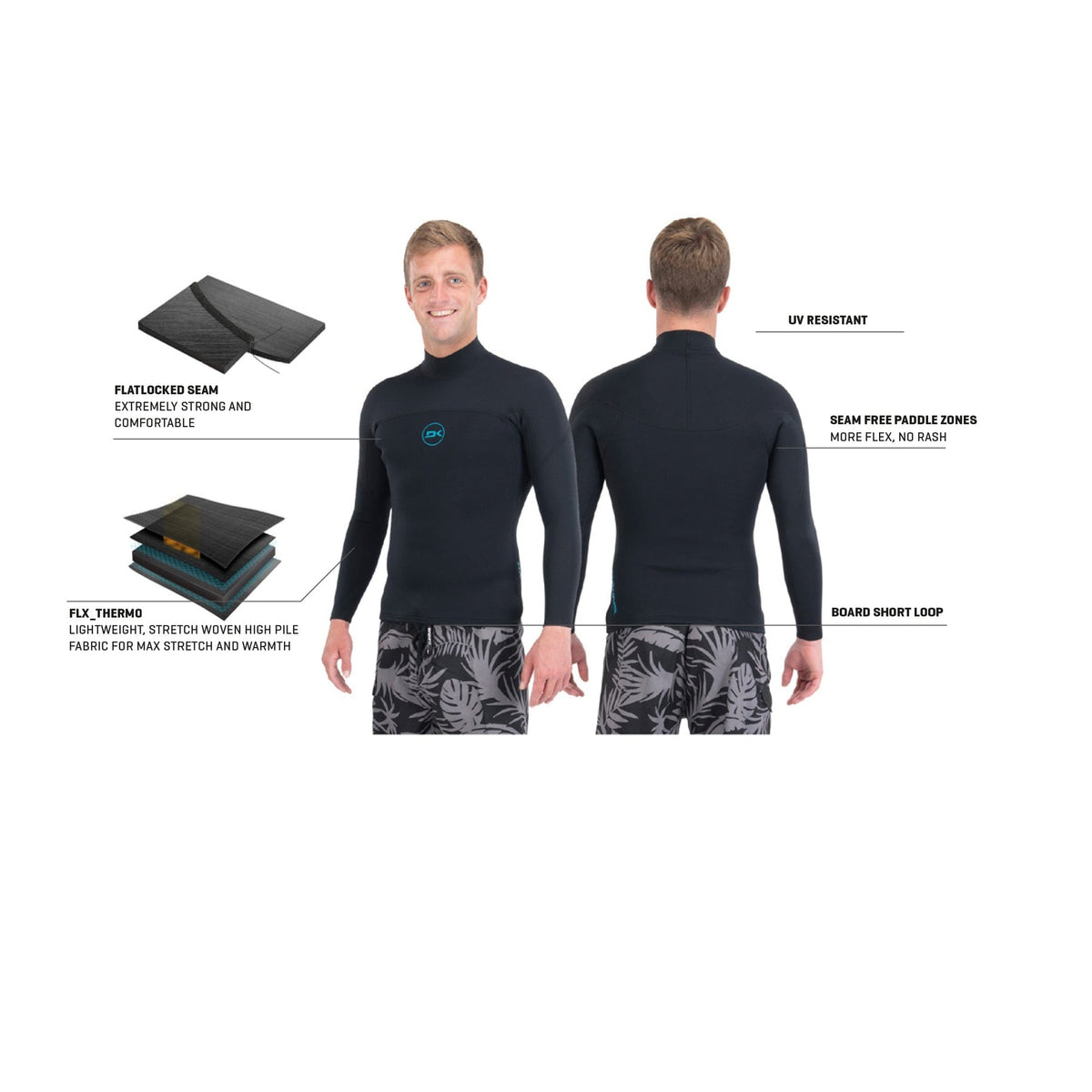 Dakine Quantum Jacket 2/1MM F/L - Men's
