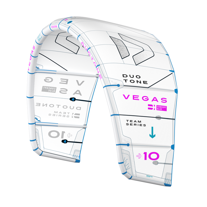 2025 Duotone Vegas Concept Blue Kiteboarding Kite