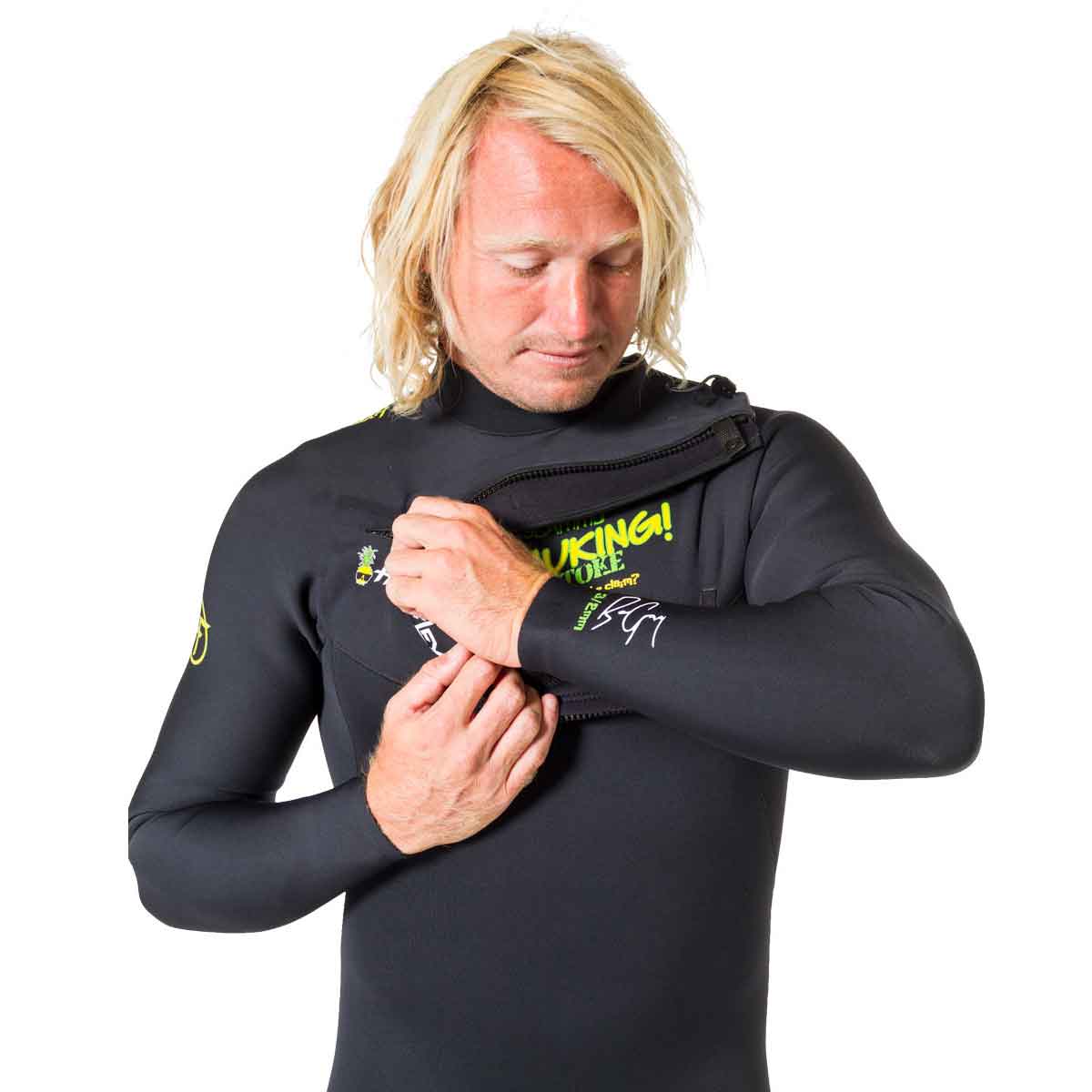Hyperflex BEN GRAVY EDITION Men's Greenprene Wetsuit 3/2mm - Front Zip