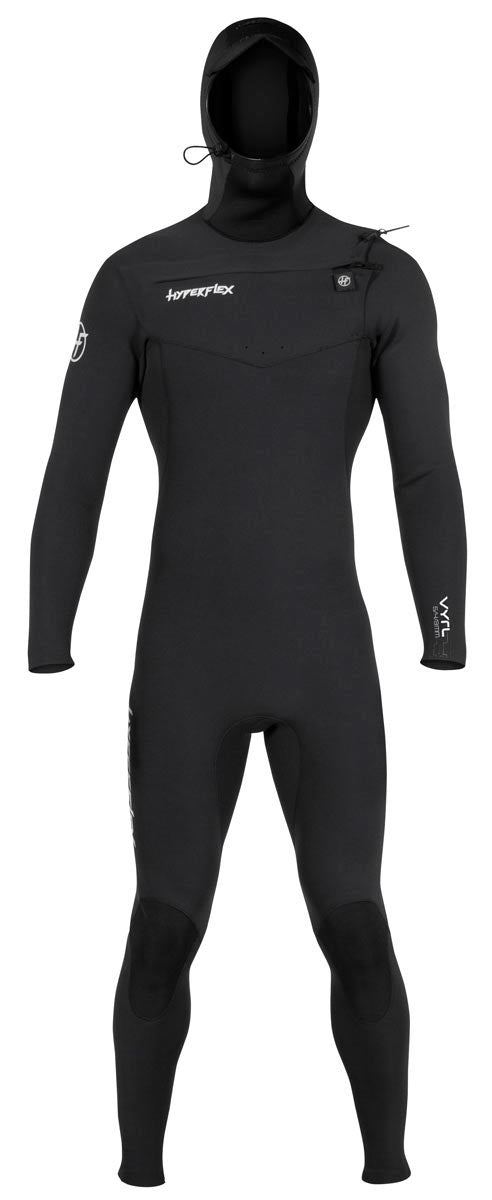Hyperflex VYRL Mens Hooded Wetsuit 5/4mm - Chest Zip