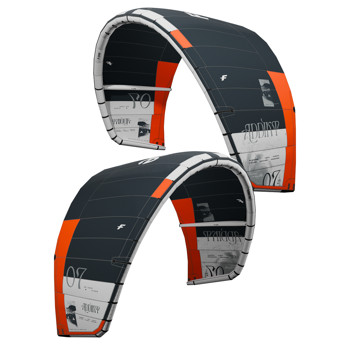 2025 F-One Addikt Tec Kiteboarding Kite